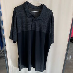 Augusta Sportswear Charcoal and Black Polo Shirt